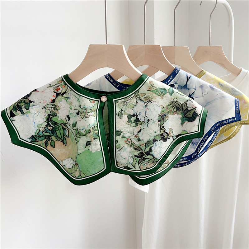 Mode Blumen abnehmbare Kragen  – Blouse Off Shoulder Bewertung und Preis