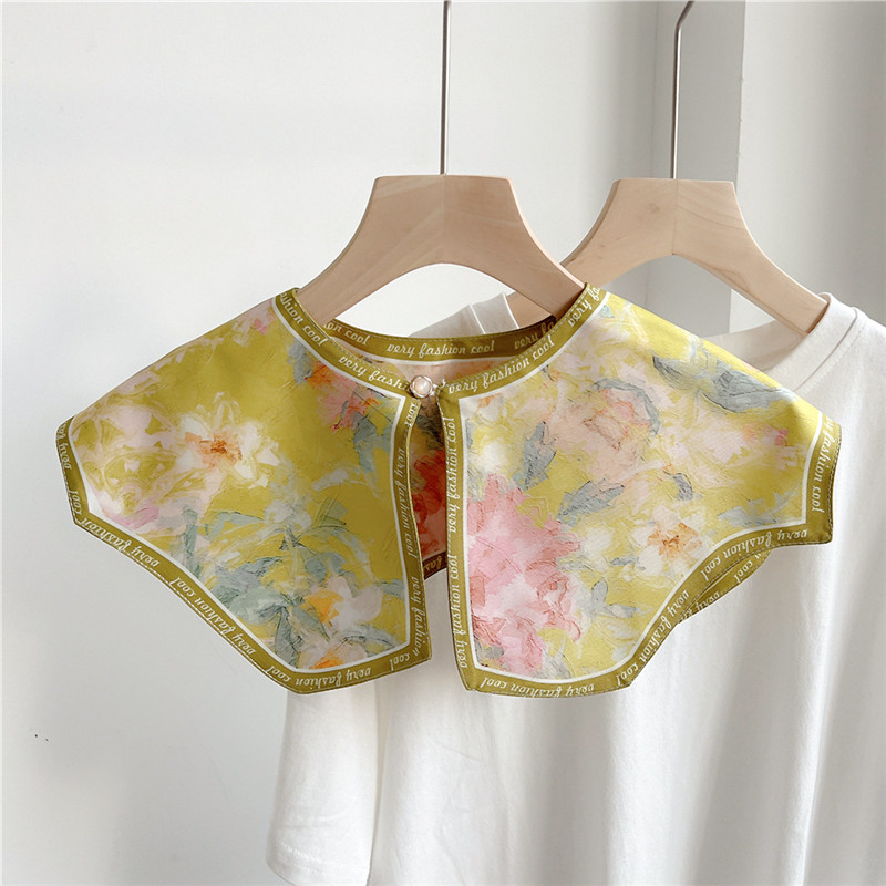 Mode Blumen abnehmbare Kragen  – Blouse Off Shoulder Bewertung und Preis
