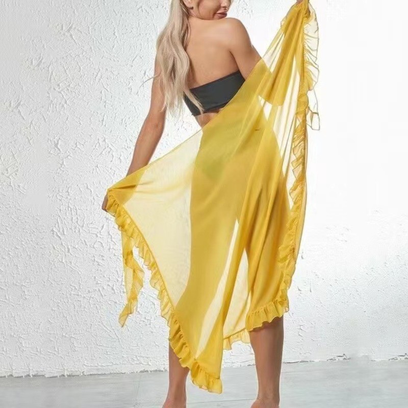 5 Farben Rüschen Sarong für Fr – Cover Up Kaftan Bewertung und Preis