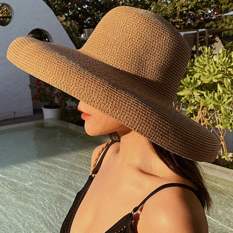 2023 Neuer Sommer Damen Einfar – Hat Floppy Wide Bewertung und Preis