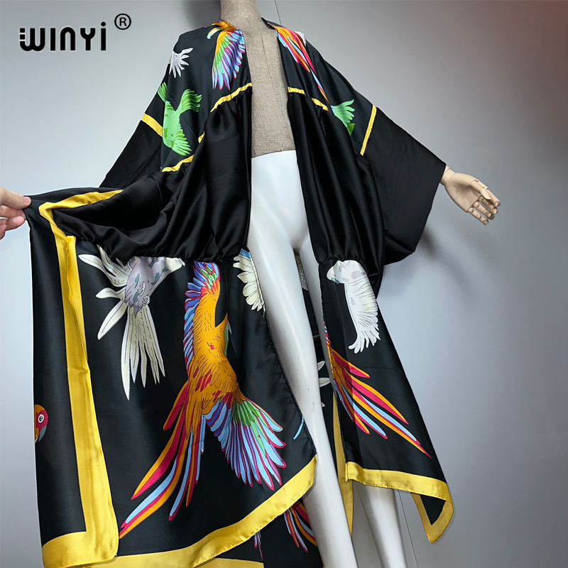 WINYI Print Boho Kimono Maxi S – Cover Up Kaftan Bewertung und Preis
